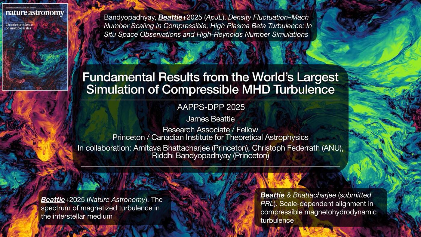 Preview slide for Fundamental Results from the World's Largest Simulation of Compressible MHD Turbulence