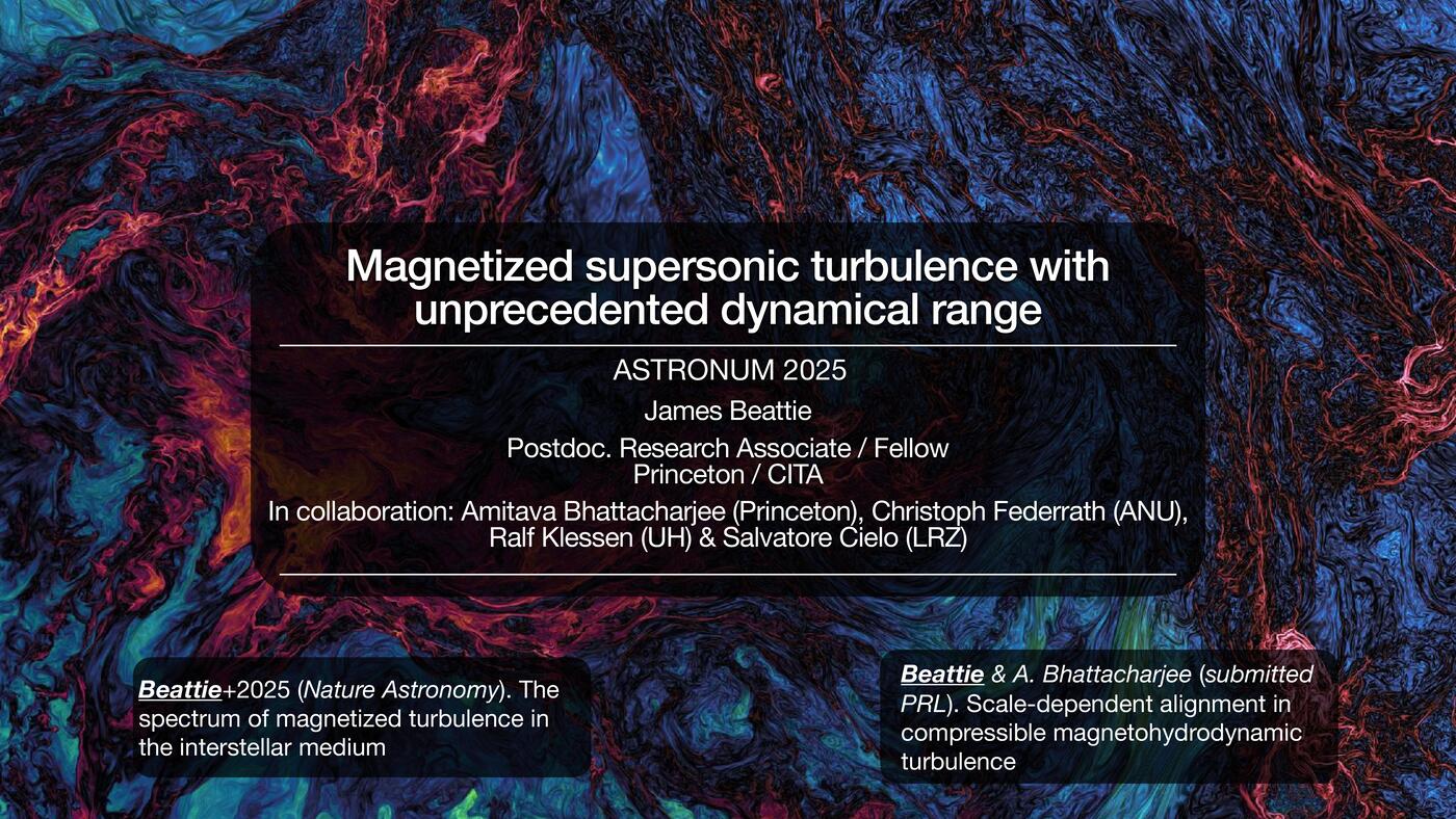 Preview slide for Magnetized supersonic turbulence with unprecedented dynamical range