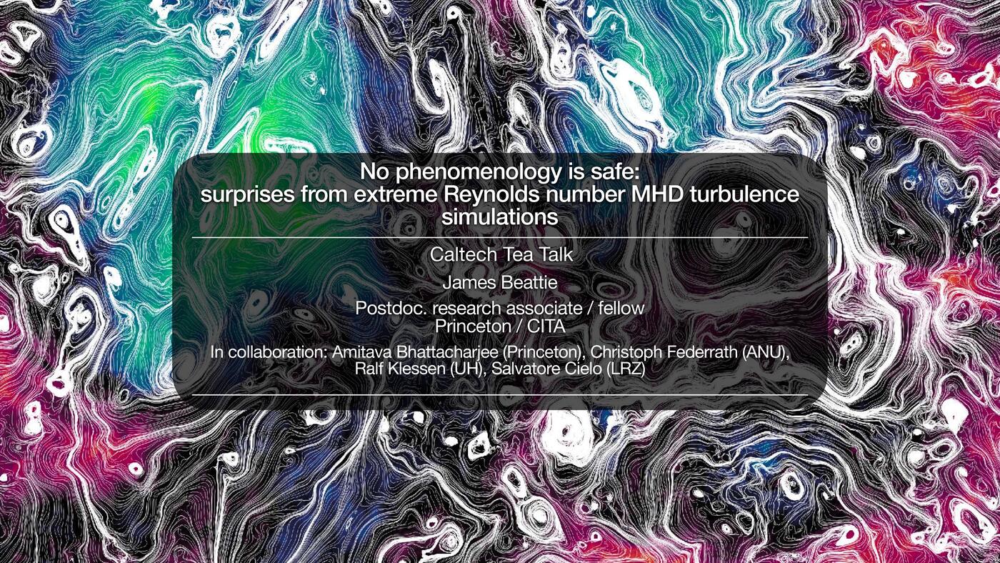 Preview slide for No phenomenology is safe -- surprises from extreme Reynolds number MHD turbulence simulations