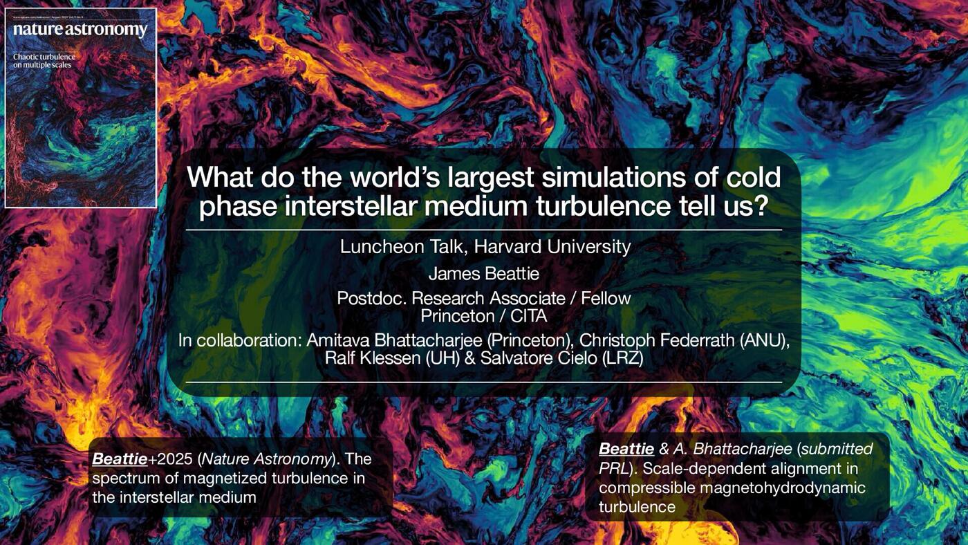Preview slide for What do the world's largest simulations of cold phase interstellar medium turbulence tell us?