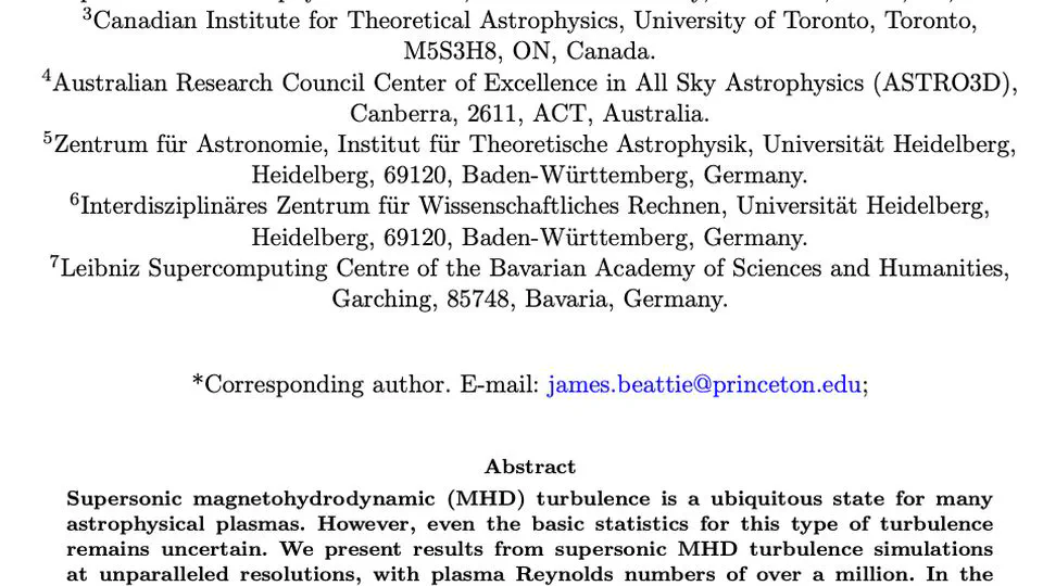 🎉Results from the world's largest MHD turbulence simulation hits the arXiv!