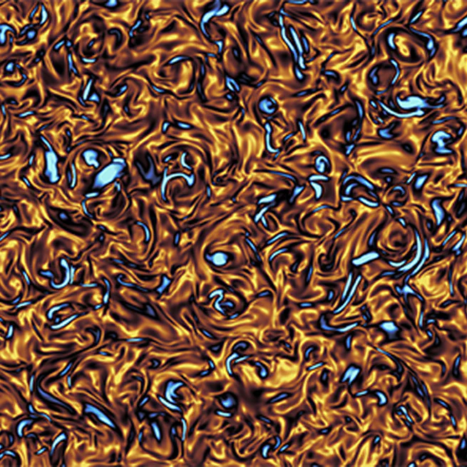 Conservation of magnetic-helicity fluctuations due to spatial decorrelation of fluxes in decaying MHD turbulence