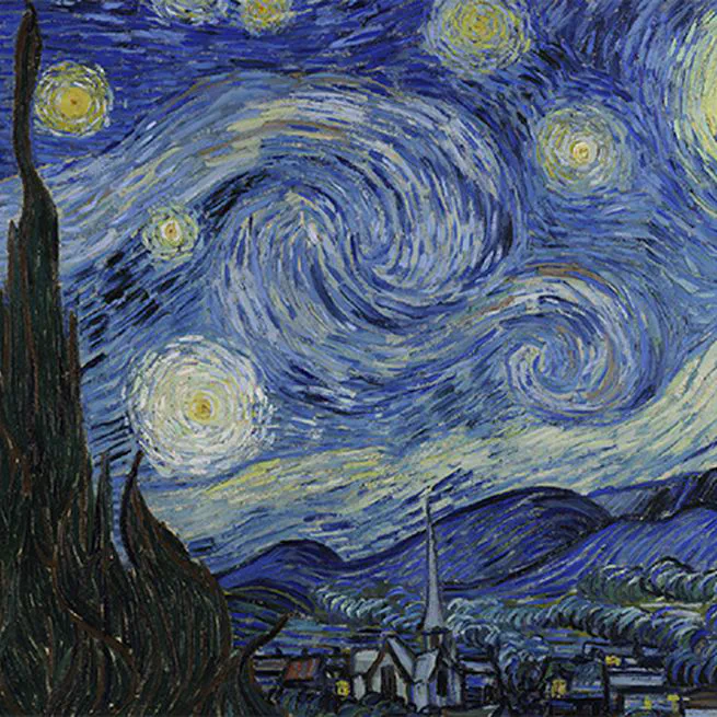 Is The Starry Night Turbulent?